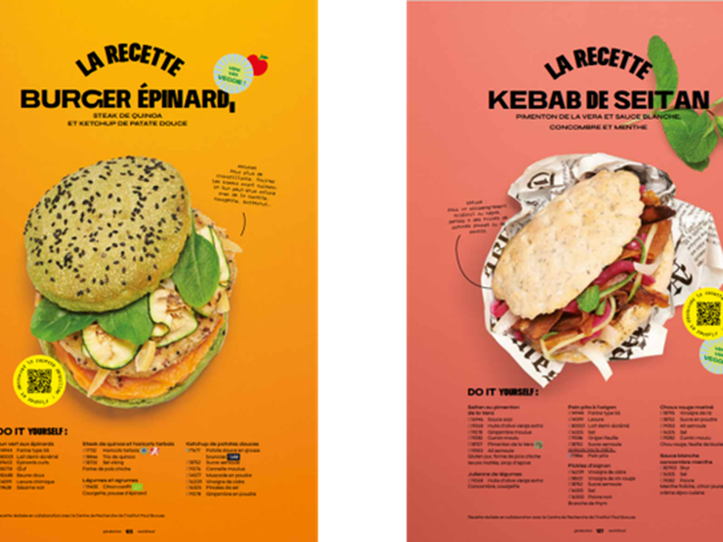 Développement de recettes végétales à destination de la restauration rapide